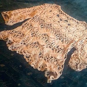 Umgee Crochet Cover-up or Dress Top